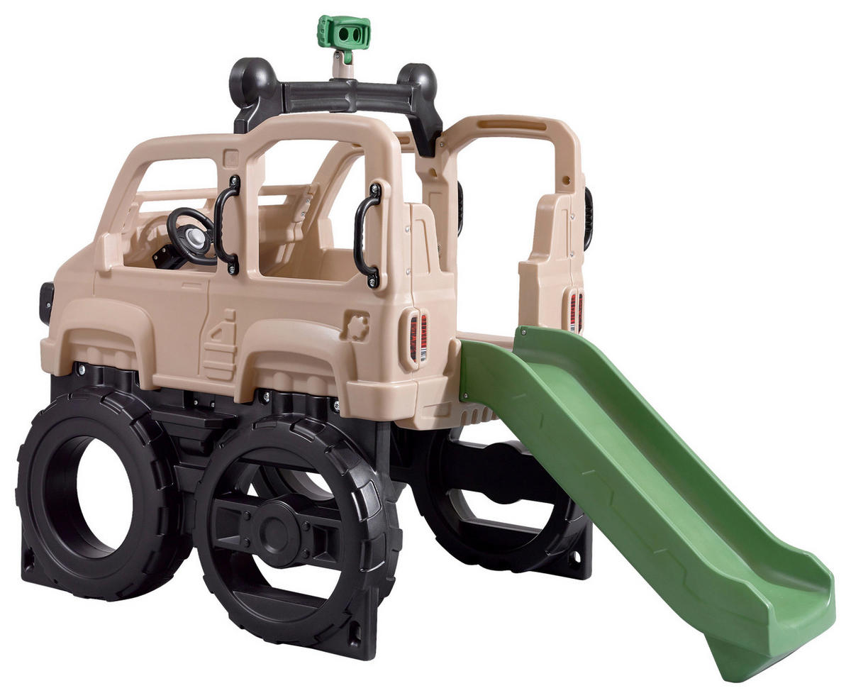 KLETTERGERÜST  - Anthrazit/Beige, KONVENTIONELL, Kunststoff (215,9/155/107cm) - Ambia Garden