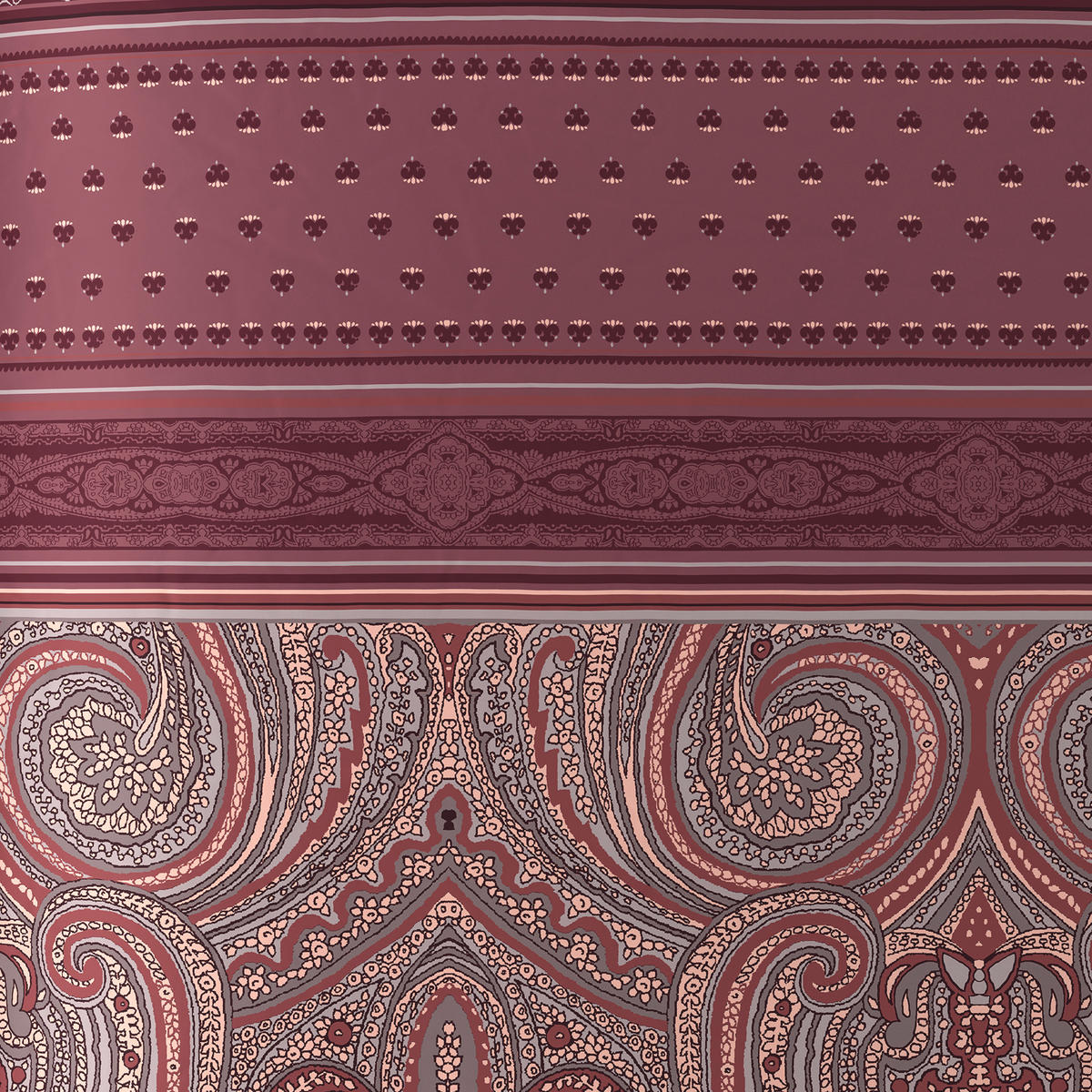 OBOJSTRANNÁ POSTEĽNÁ BIELIZEŇ, satén, bobuľová, 140/200 cm - bobuľová, Konventionell, textil (140/200cm) - Novel