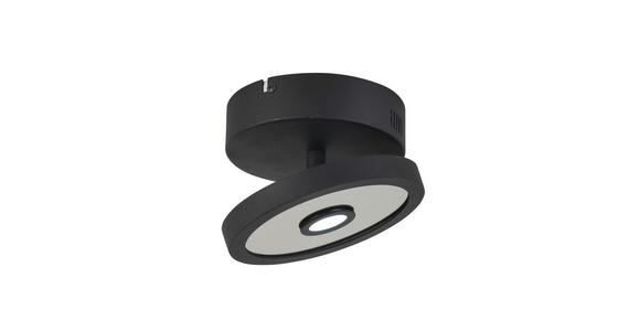 LED-STRAHLER 17/10 cm   - Schwarz, LIFESTYLE, Kunststoff/Metall (17/10cm) - Novel