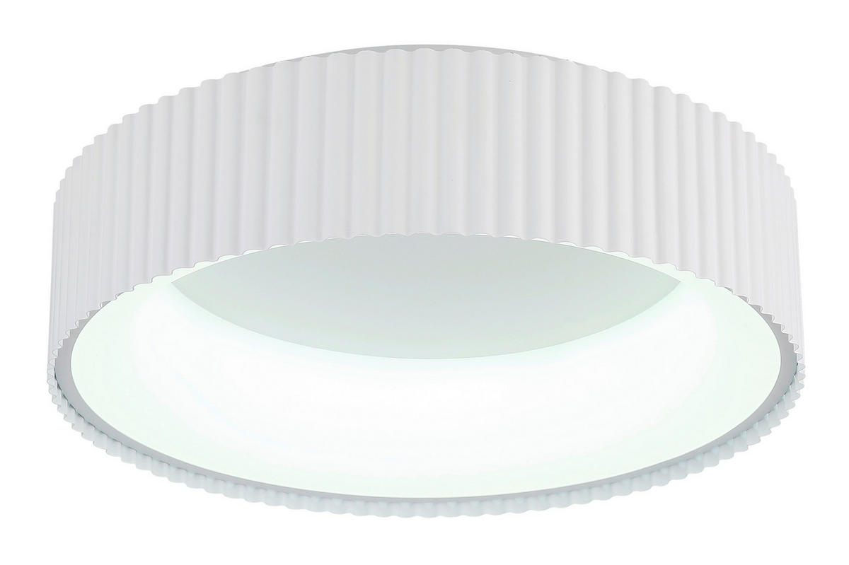 LED-DECKENLEUCHTE 46/13 cm   - Weiß, Basics, Kunststoff/Metall (46/13cm) - Globo