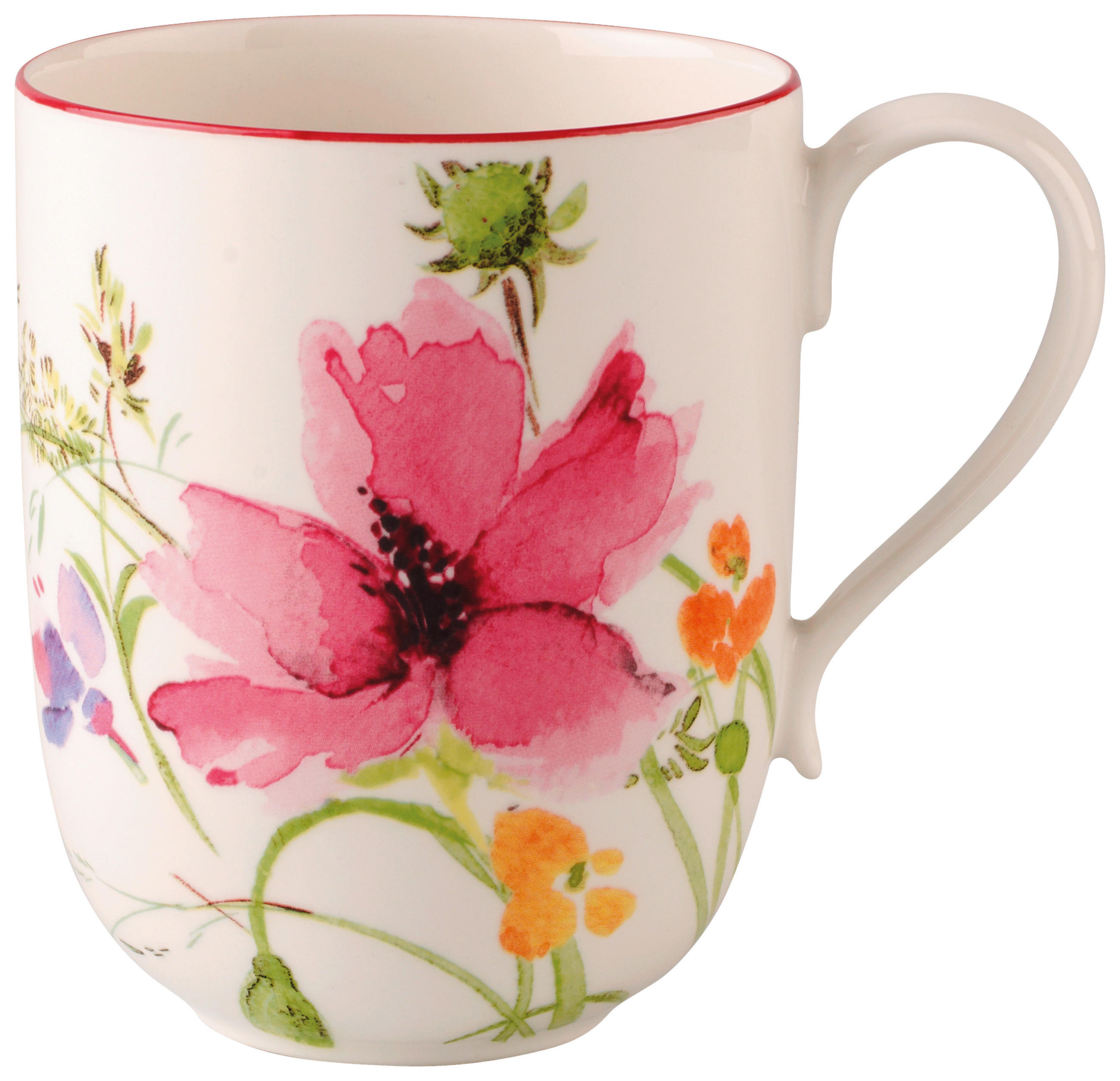KAFFEEBECHER Mariefleur Basic  480 ml   - Multicolor/Weiß, Basics, Keramik (0,48l) - Villeroy & Boch