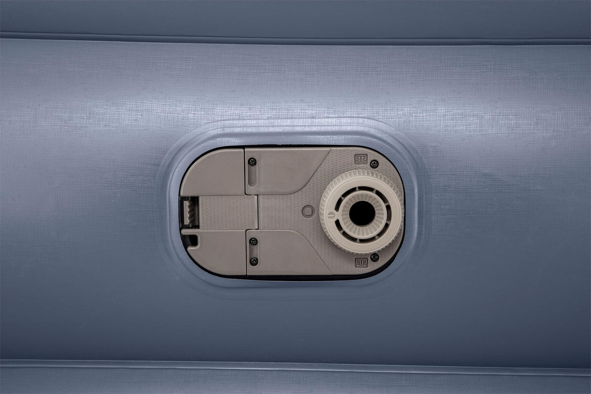 LUFTBETT TRITECH AIR 6713I Hellgrau, Hellblau  - Hellgrau/Hellblau, KONVENTIONELL, Kunststoff (203/152/51cm) - Bestway