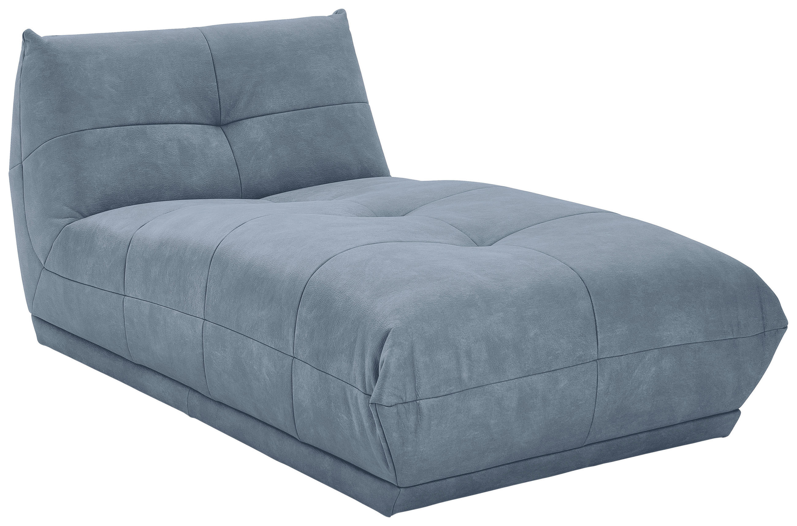 SOFAELEMENT in Lederlook Blaugrau  - Blaugrau, Trend, Textil (105/80/185cm) - Livetastic