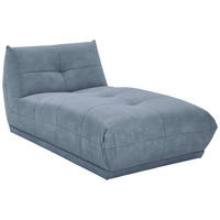 SOFAELEMENT Lederlook Blaugrau  - Blaugrau, Trend, Textil (105/80/185cm) - Livetastic