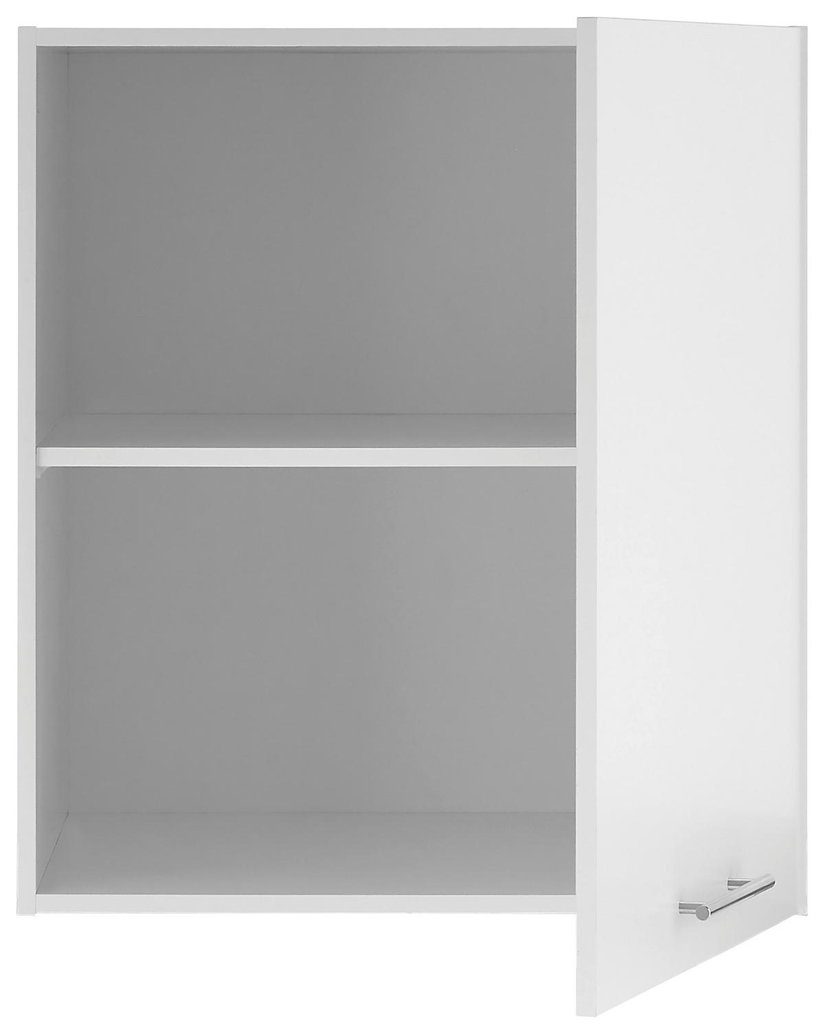 AUFSATZSCHRANK 68/76/68 cm  in  - Chromfarben/Weiß, Design, Holzwerkstoff/Metall (68/76/68cm)