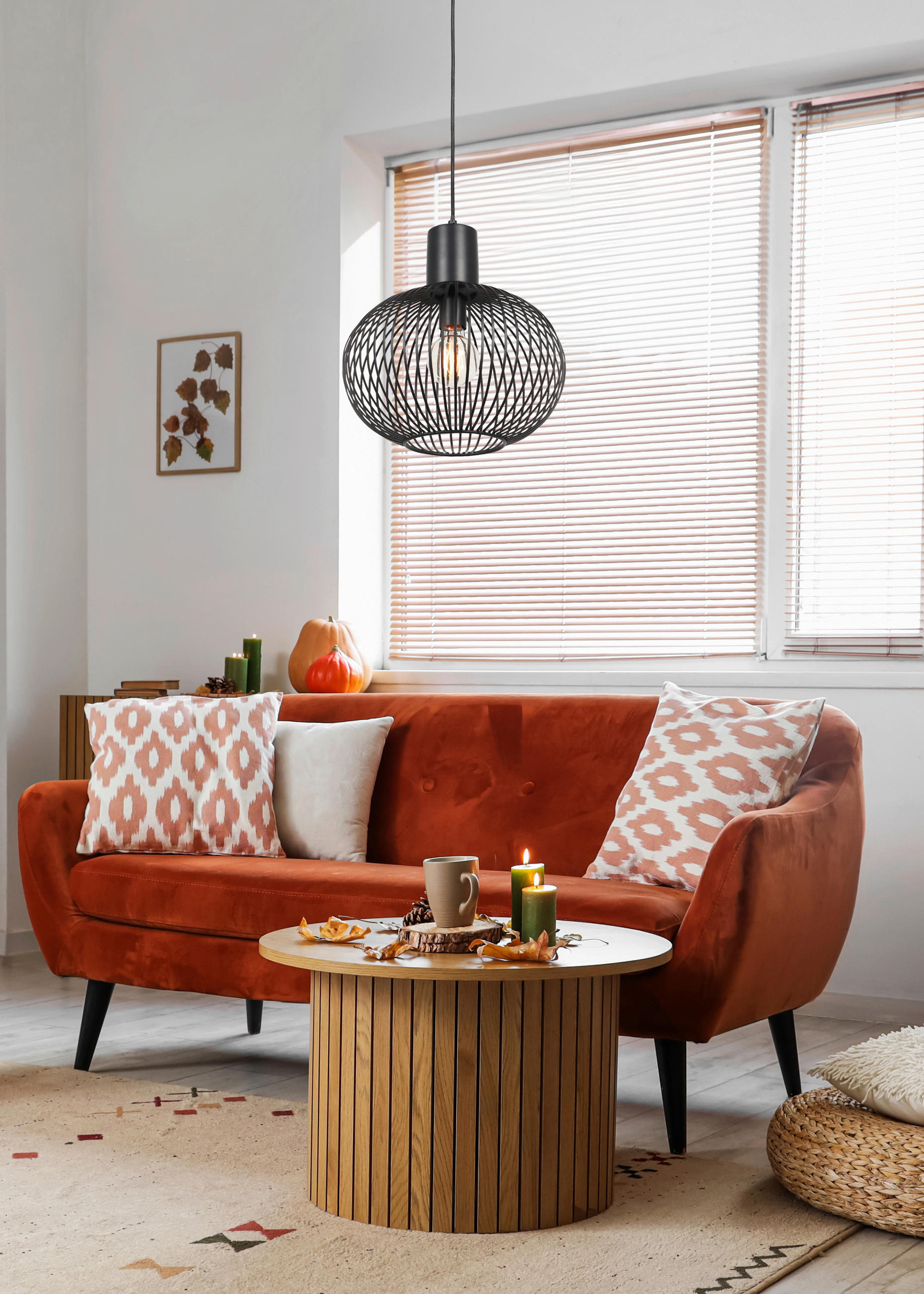 PENDELLEUCHTE 33/150 cm    - Schwarz, Design, Metall (33/150cm) - Trio Leuchten