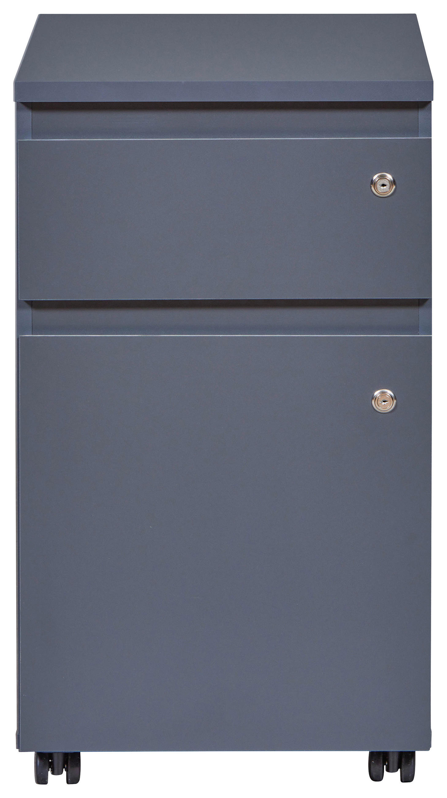ROLLCONTAINER Anthrazit  - Anthrazit, KONVENTIONELL, Holzwerkstoff/Kunststoff (44/76,9/51,3cm) - Boxxx