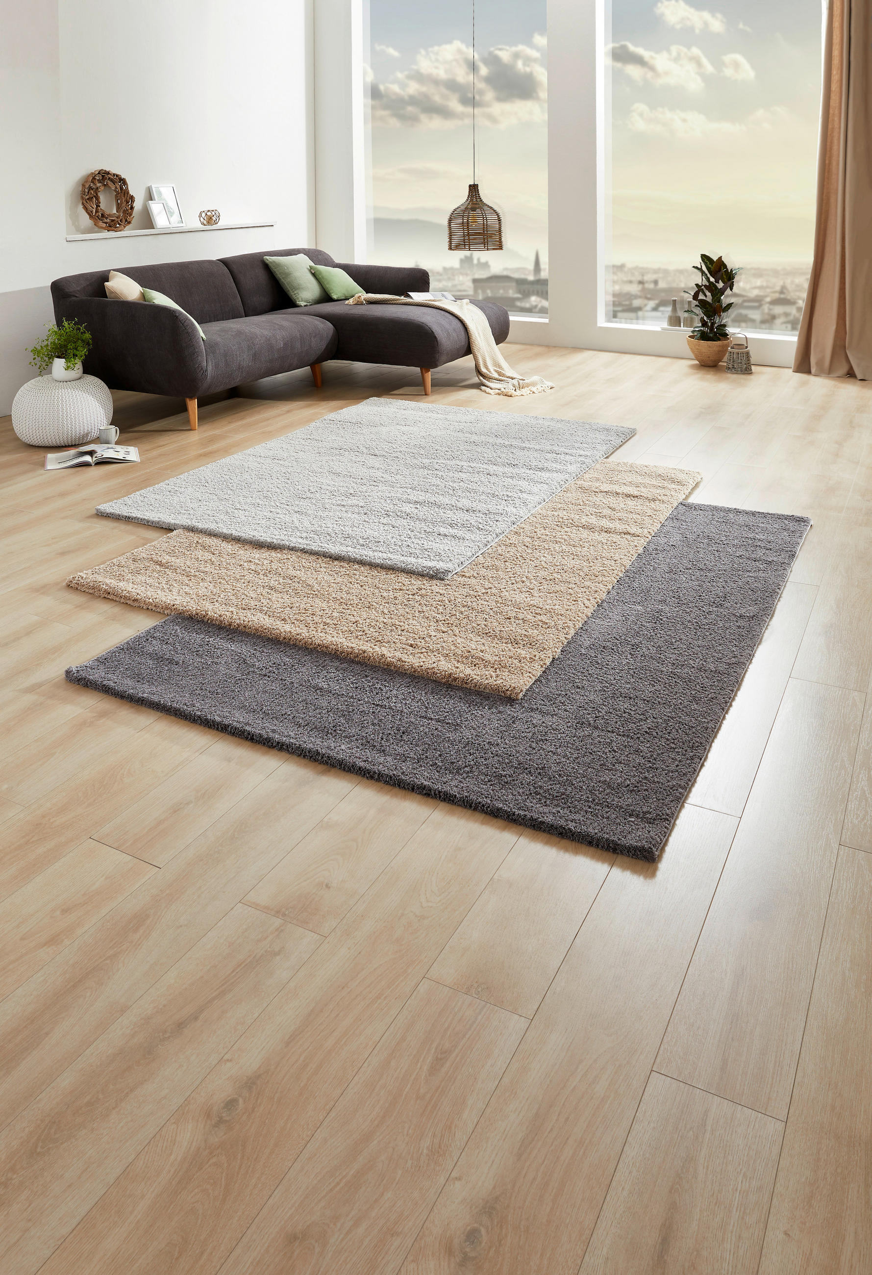 WEBTEPPICH  160/230 cm  Taupe   - Taupe, Basics, Textil (160/230cm) - Novel