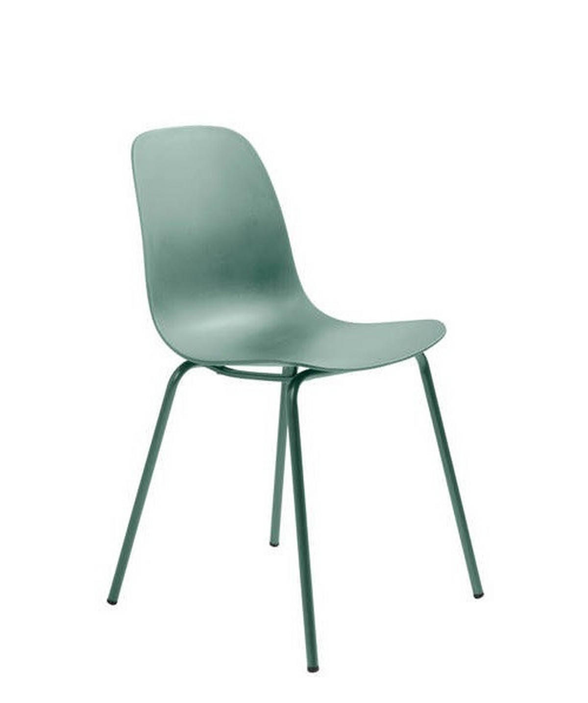 STUHL  in Kunststoff matt  - Pastellgrün/Weiß, Design, Kunststoff/Metall (50/84/50cm) - Boxxx