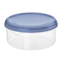 POSUDA ZA ČUVANJE NAMIRNICA  1,25 l  RONDO  - prozirno/plava, Basics, plastika (18/18/8,5cm) - Rotho
