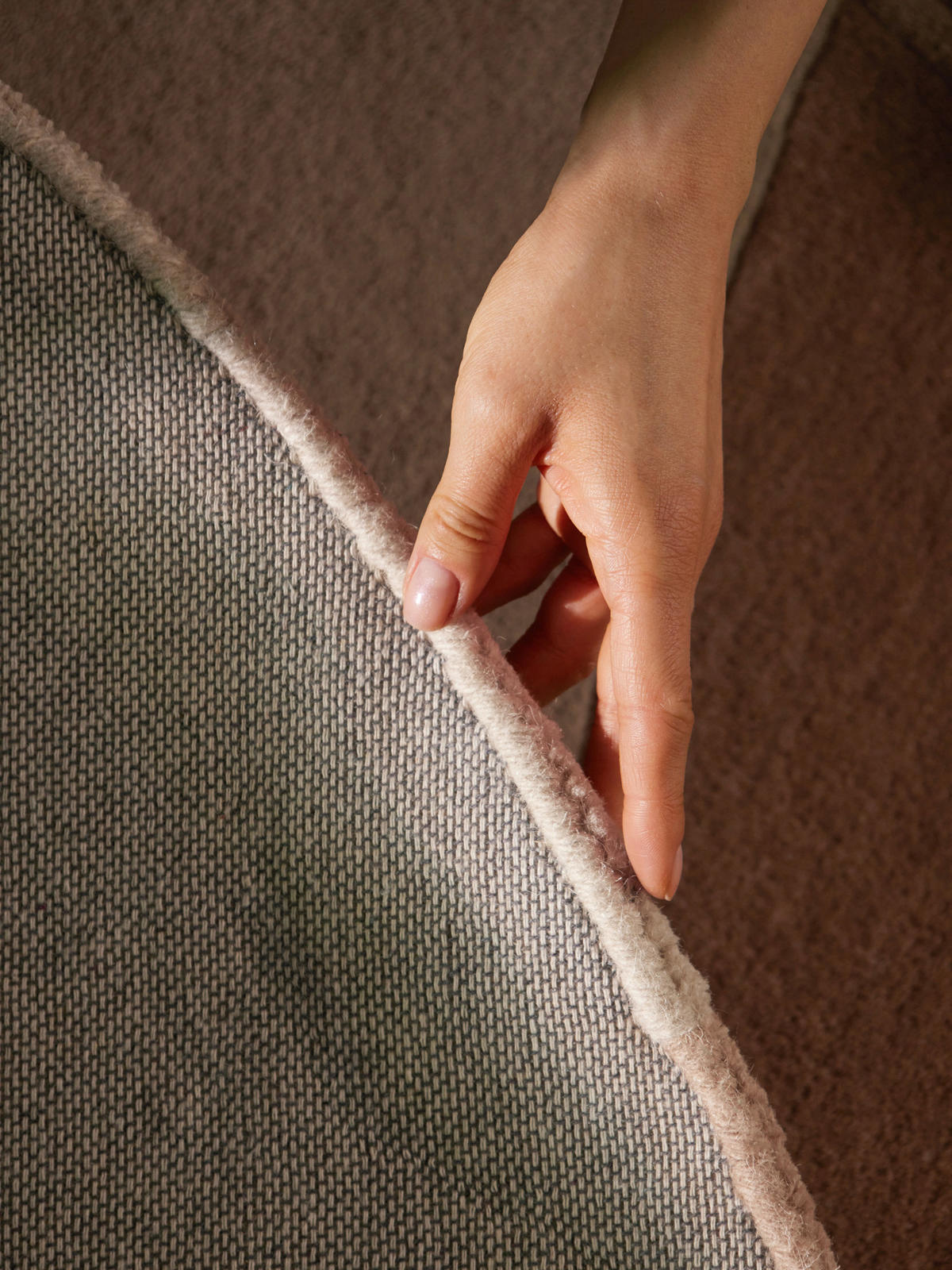WOLLTEPPICH 200 cm Kollektion 1876 Arteo Creme, Rosa rund  - Creme/Rosa, Basics, Textil (200cm) - Villeroy & Boch
