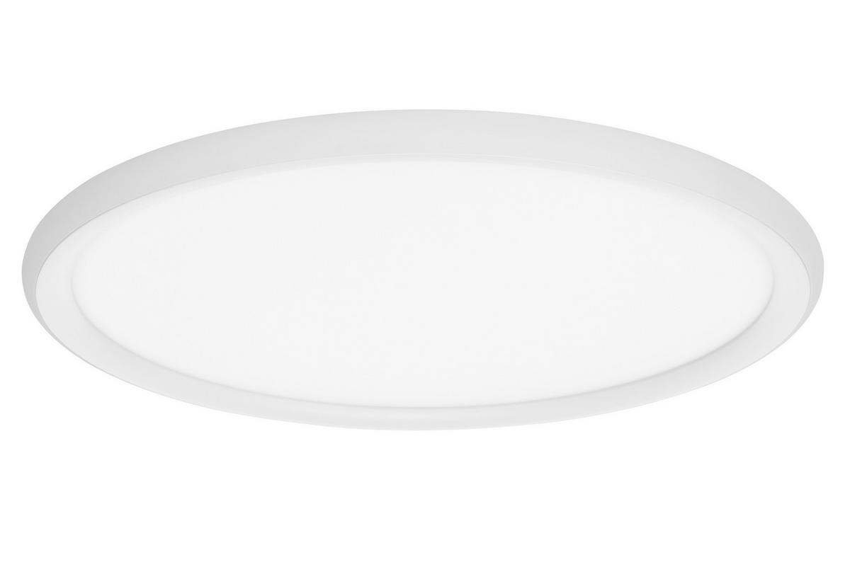 LED-DECKENLEUCHTE 40/3,5 cm   - Weiß, Basics, Kunststoff (40/3,5cm) - Novel