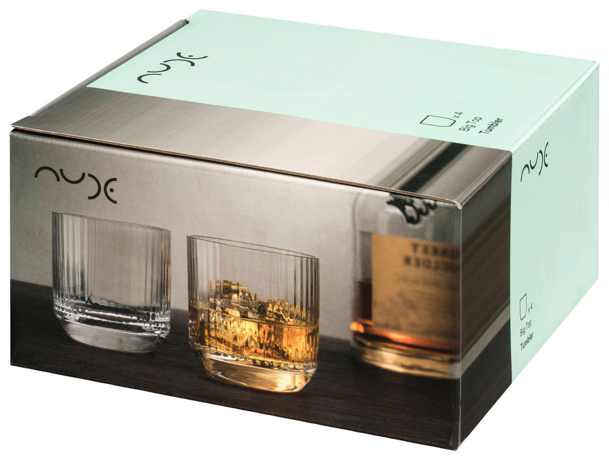 WHISKY-GLÄSERSET 320 ml 6-teilig  - Transparent, Trend, Glas (320ml) - Mäser