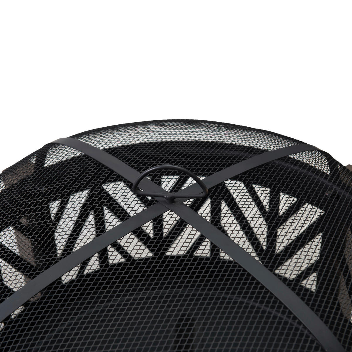 FEUERSCHALE  - Schwarz/Braun, LIFESTYLE, Metall (78,5/59/78,5cm) - Modante
