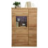 HIGHBOARD FRONT EICHE MASSIV Eiche furniert geölt Eichefarben - Eichefarben, KONVENTIONELL, Glas/Holz (90/140/40,6cm) - Cantus