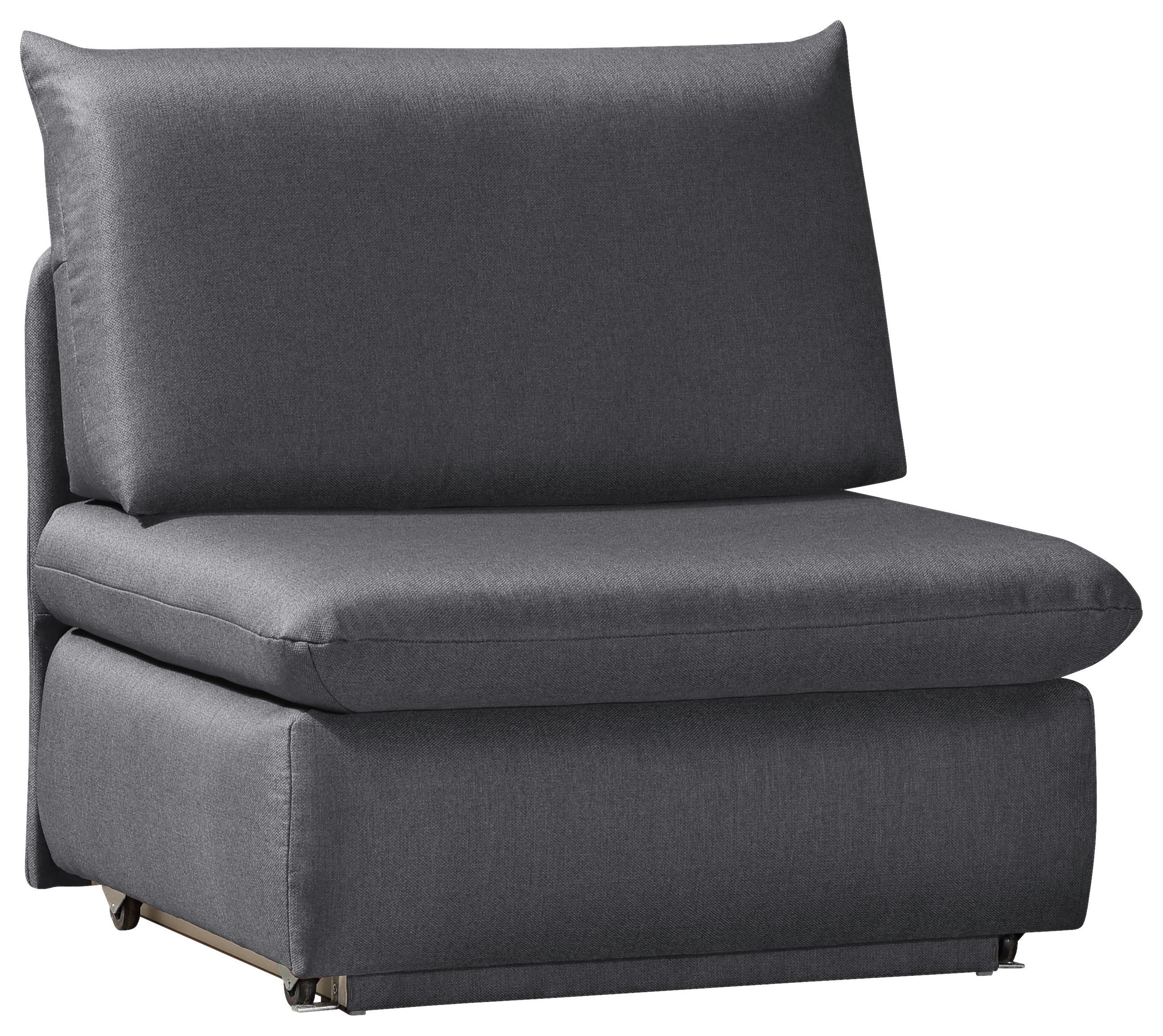 SCHLAFSESSEL Flachgewebe Grau  - Grau, Design, Textil (90/89/83cm) - Novel