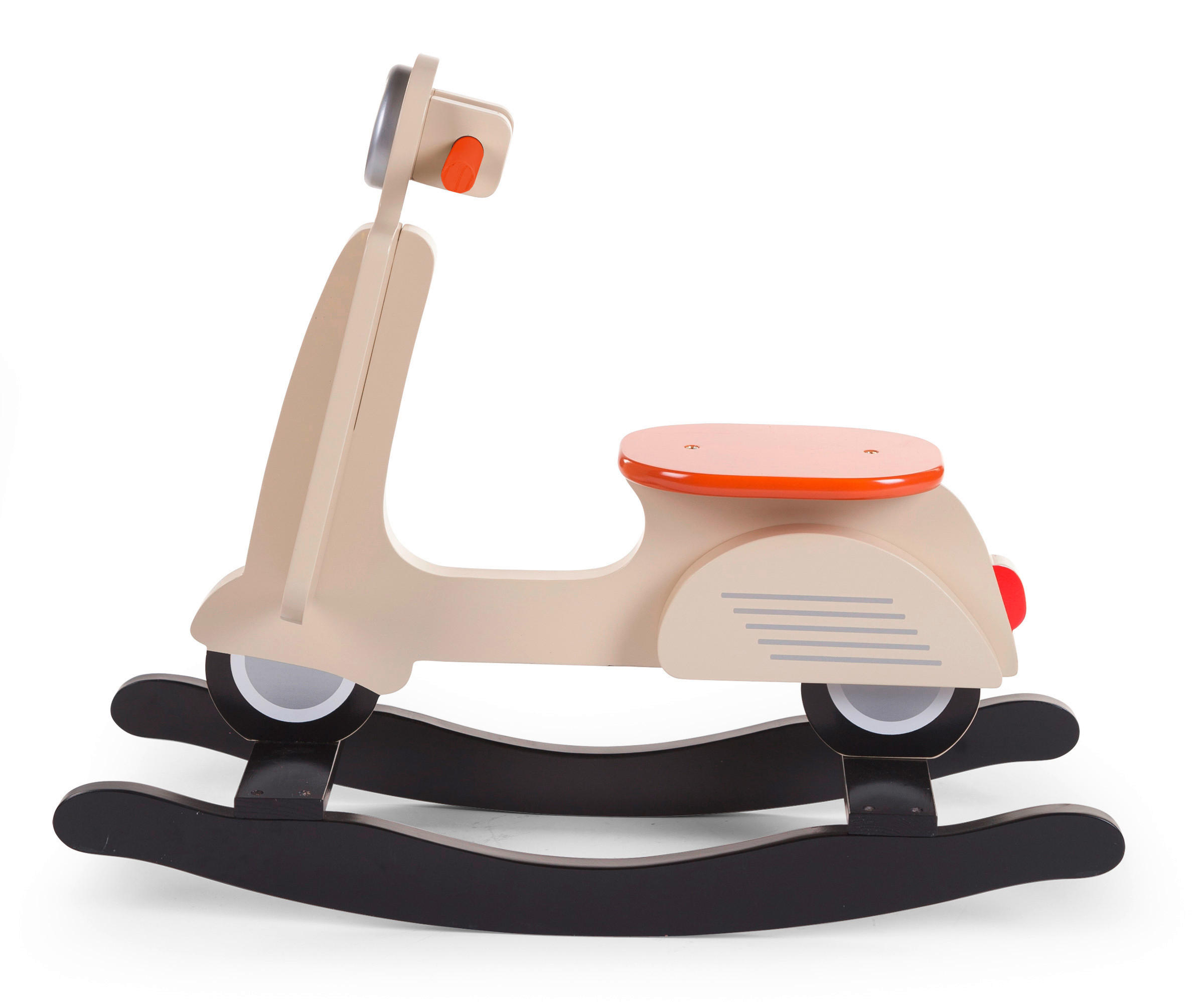 SCHAUKELTIER - Creme, Basics, Holzwerkstoff (70/25/57cm) - Childhome