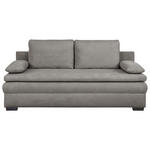 SCHLAFSOFA in Struktur Dunkelgrau  - Dunkelgrau/Schwarz, KONVENTIONELL, Kunststoff/Textil (195/93/83cm) - Carryhome