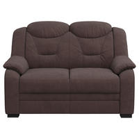 2-SITZER-SOFA in Chenille Braun  - Schwarz/Braun, Basics, Kunststoff/Textil (138/99/99cm) - MID.YOU