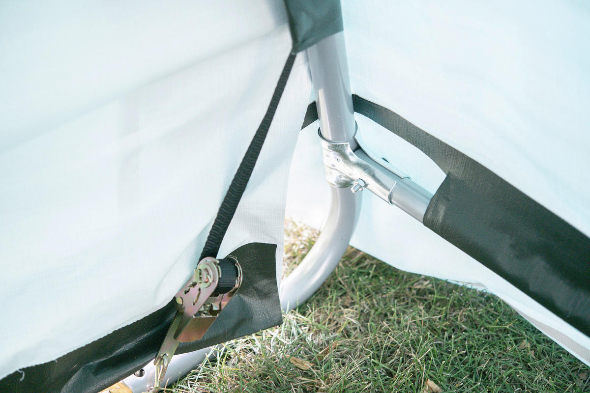 PLACHTOVÁ GARÁŽ 610/300/240 cm   - zelená, Basics, kov/plast (610/300/240cm)