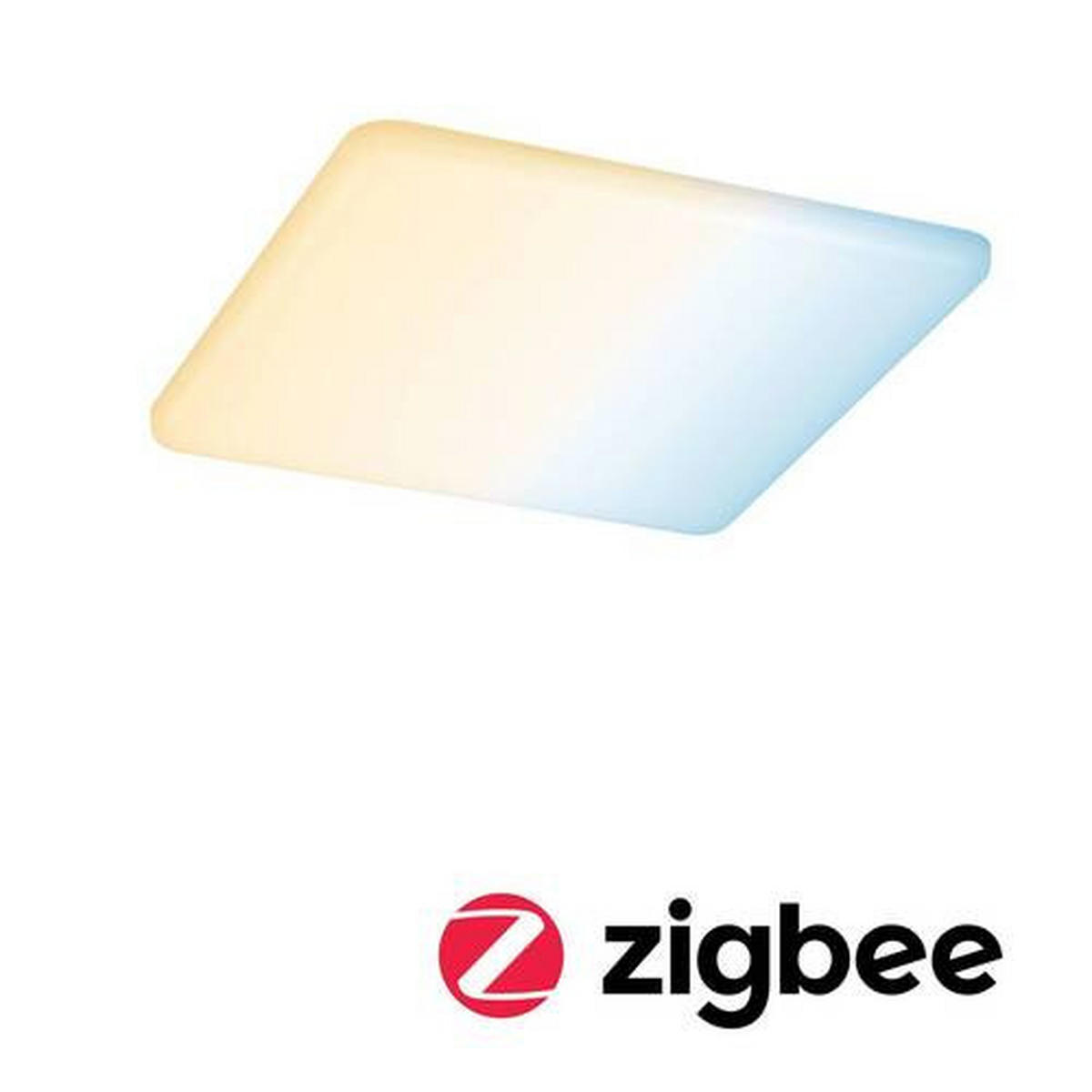 LED-PANEEL 18,5/18,5 cm   - Weiß, Design, Kunststoff (18,5/18,5cm) - Paulmann