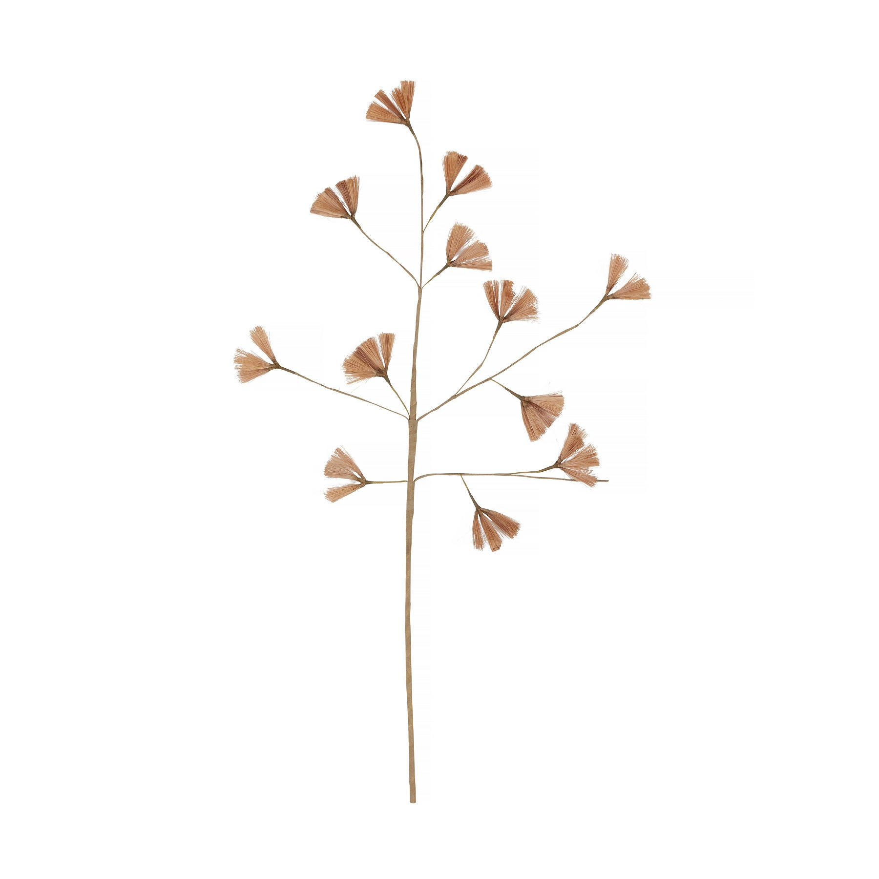 DEKORATIONSBLOMMA - beige, Basics, metall/papper (72cm)