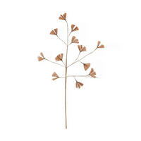 DEKORATIONSBLOMMA - beige, Basics, metall/papper (72cm)