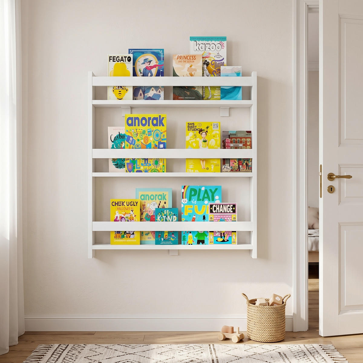 REGAL  70/80/10 cm Weiss  - Weiss, Modern, Holzwerkstoff (70/80/10cm) - Livetastic