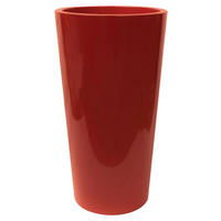 PFLANZENTOPF   - Rot, Basics, Kunststoff (33/61cm)