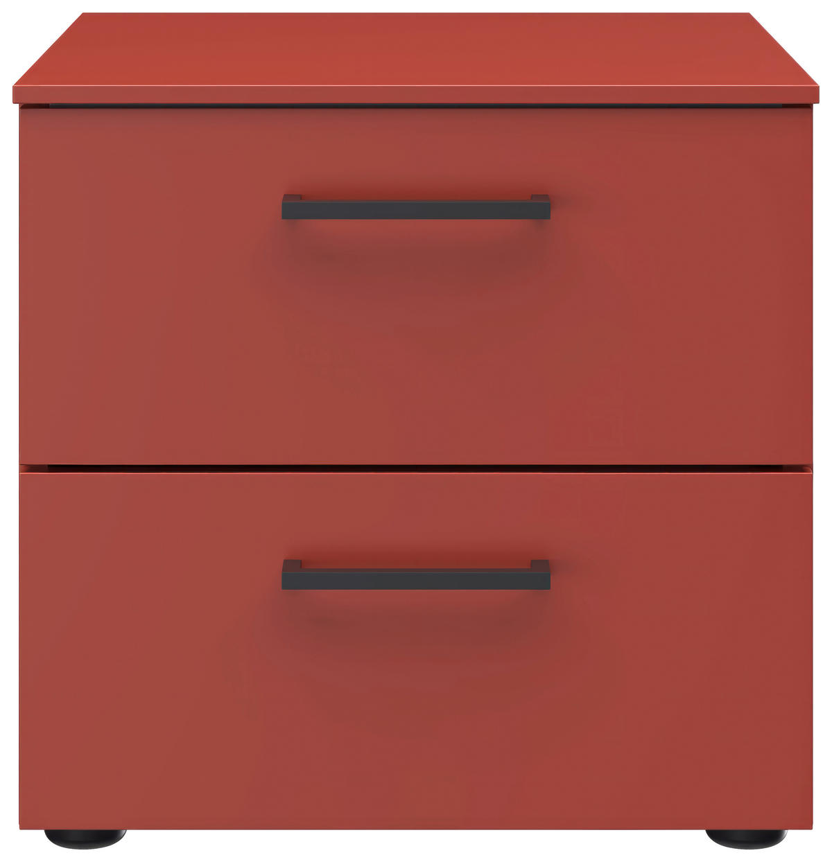 NACHTSCHRANK 42/41/41 cm  - Koralle/Rot, Design, Holzwerkstoff/Kunststoff (42/41/41cm) - Novel