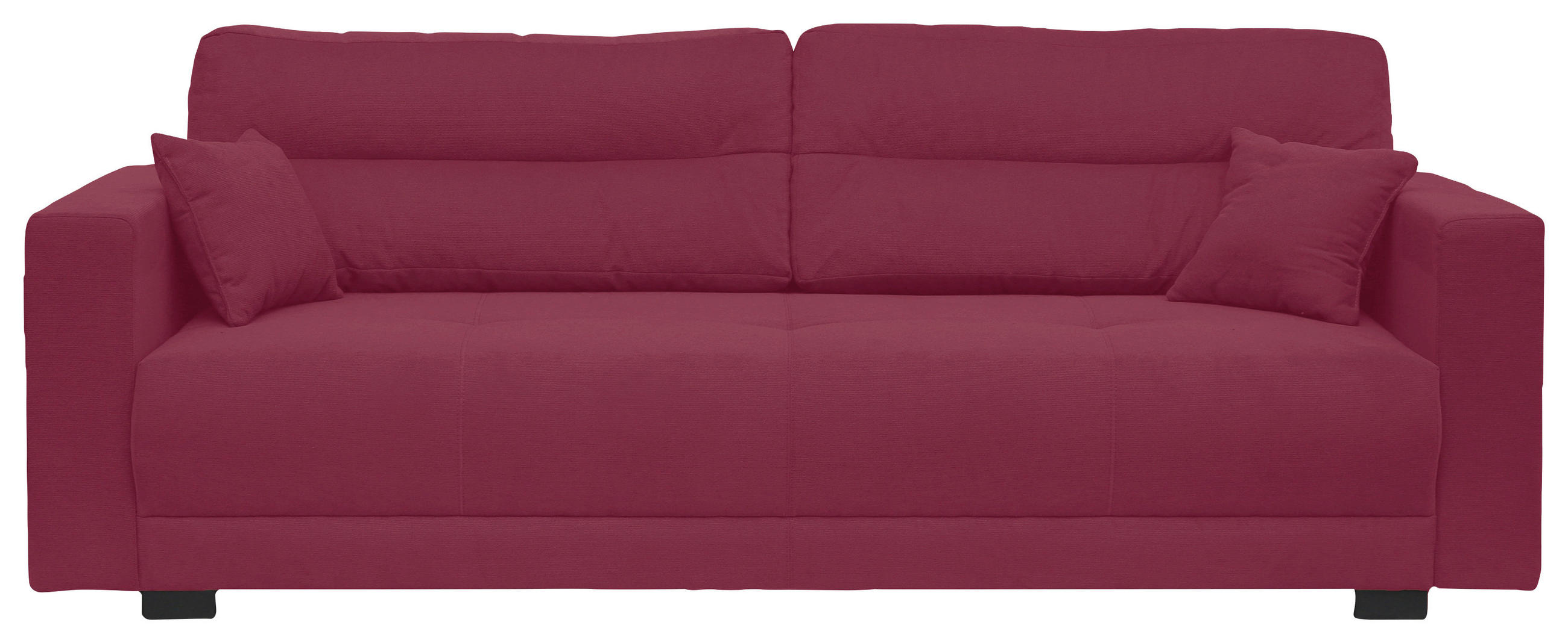 KANAPÉ bordó  - bordó, Basics (240/75/108cm) - Carryhome