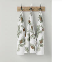 GESCHIRRTUCH-SET 3-teilig Waldgrün  - Waldgrün, Basics, Textil (50/70cm)