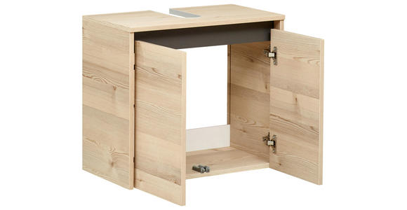 WASCHBECKENUNTERSCHRANK 60/53/33 cm  - Pinienfarben, KONVENTIONELL, Holzwerkstoff (60/53/33cm) - Xora