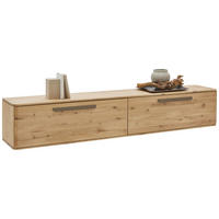 LOWBOARD  211,9/37/37,1 cm  Typenauswahl, umfangreiches Zubehör erhältlich, hängend  - Wildeiche/Bronzefarben, Natur, Holz/Metall (211,9/37/37,1cm) - Valnatura