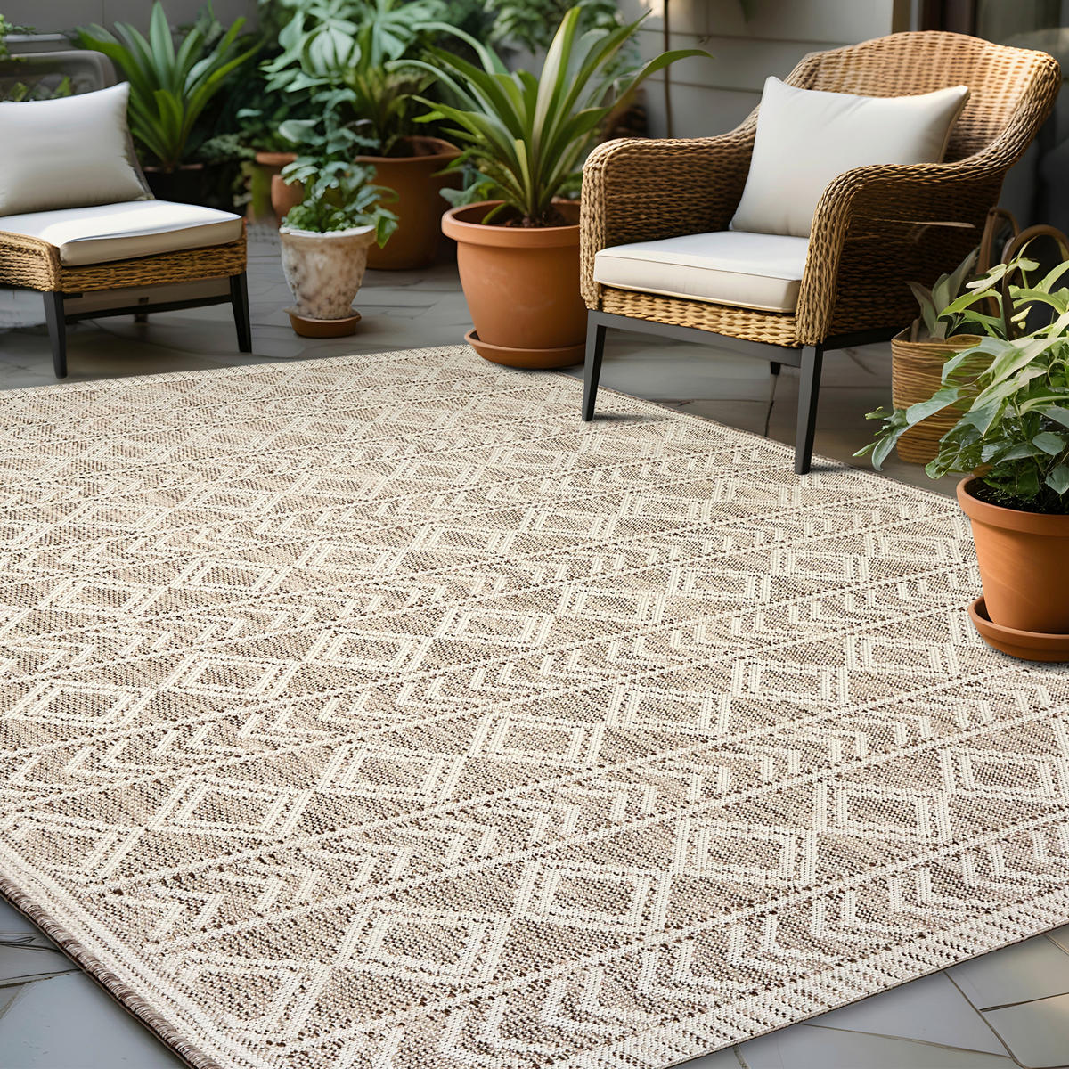 WEBTEPPICH 120/170 cm Sydney Beige rechteckig  - Beige, Basics, Kunststoff (120/170cm) - Novel