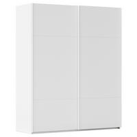 SCHWEBETÜRENSCHRANK 201/223/68 cm 2-türig Weiß  - Weiß, KONVENTIONELL, Holzwerkstoff/Metall (201/223/68cm) - Novel