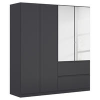 DREHTÜRENSCHRANK in Grau  - Grau, Modern, Holzwerkstoff (181/197/54cm) - Rauch Möbel