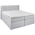 BOXSPRINGBETT 180/200 cm in Greige - Greige/Schwarz, KONVENTIONELL, Kunststoff/Textil (180/200cm) - Esposa
