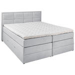 BOXSPRINGBETT 180/200 cm  in Greige  - Greige/Schwarz, KONVENTIONELL, Kunststoff/Textil (180/200cm) - Esposa