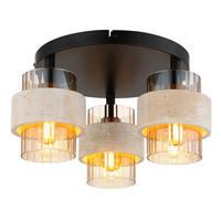 TAKLAMPA Daren 37,5/20,5 cm  - orange/beige, Basics, metall/glas (37,5/20,5cm)