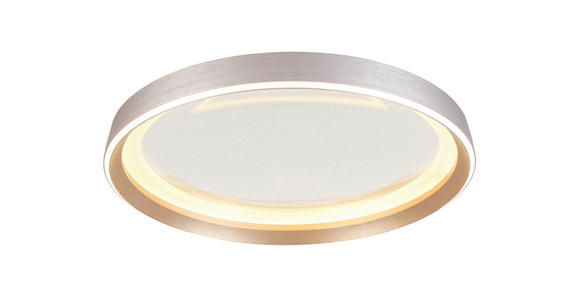 LED-DECKENLEUCHTE 47,5/8,5 cm   - Graphitfarben/Bronzefarben, Trend, Kunststoff/Metall (47,5/8,5cm) - Dieter Knoll