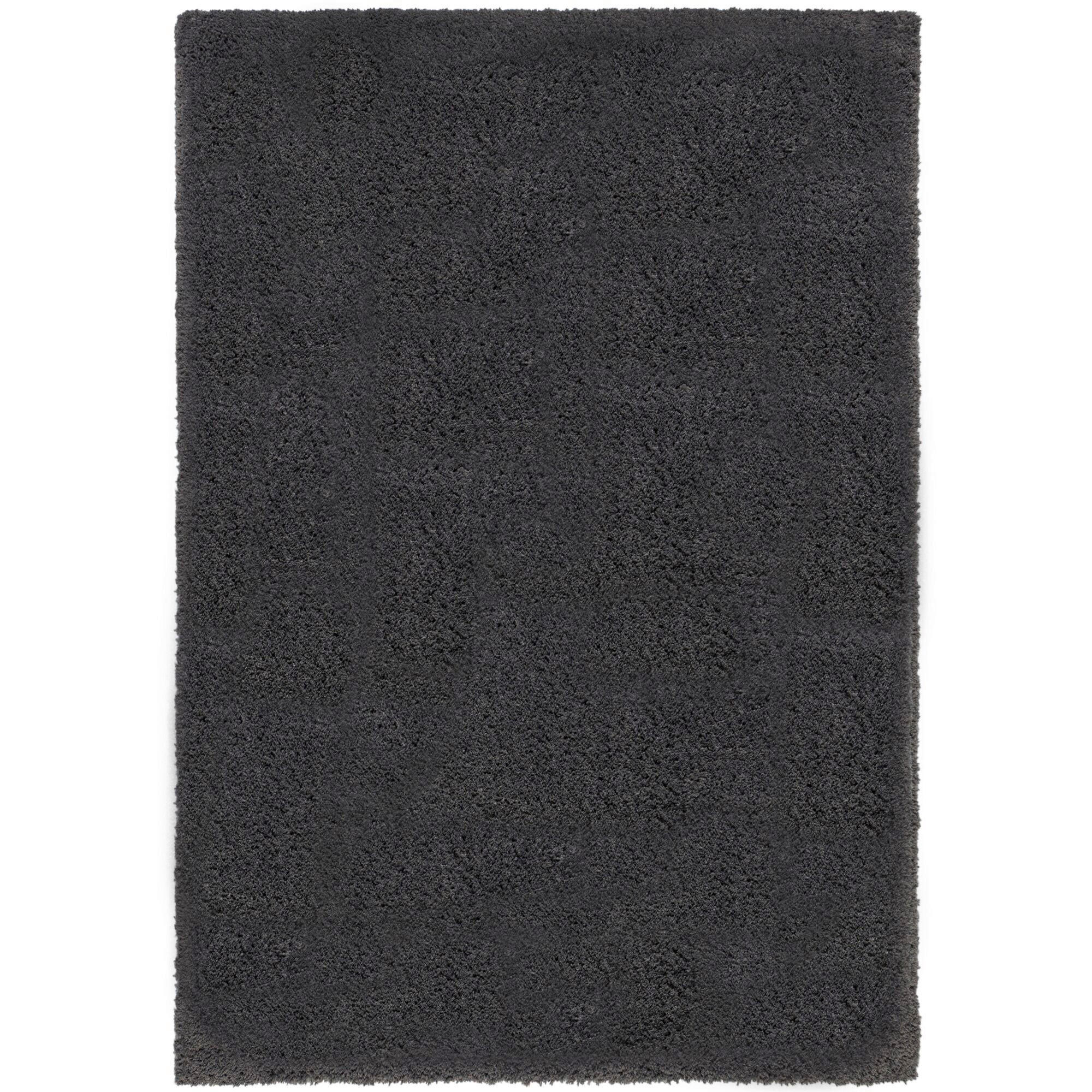 SHAGGY 80/150 cm Flair Rugs Grau, Dunkelgrau - Dunkelgrau/Grau, Basics, Textil (80/150cm) - Xora