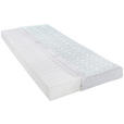 KALTSCHAUMMATRATZE 140/200 cm Höhe ca. 16 cm  - Weiß, Basics, Textil (140/200cm) - Sleeptex