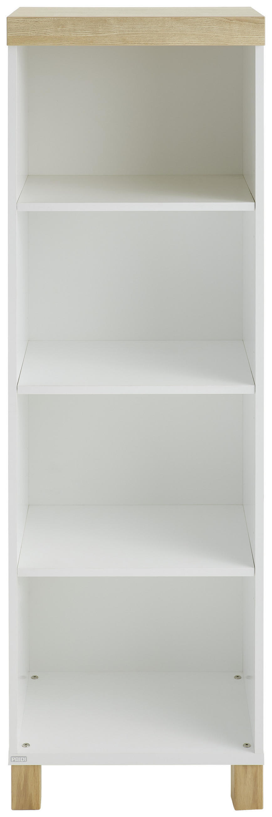 BABYREGAL Lennox Fresh Weiß, Eichefarben - Eichefarben/Weiß, Basics, Holzwerkstoff (48,4/153,1/39,9cm) - Paidi