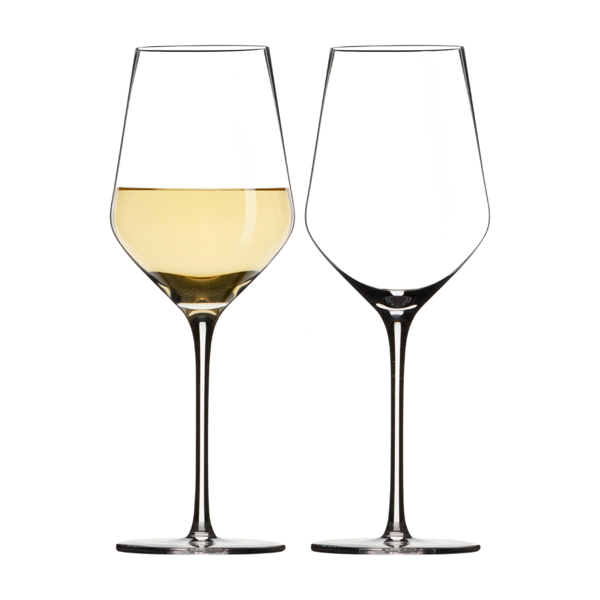 WEIßWEINGLAS Kristallglas 400 ml 2-teilig  - Transparent, Basics, Glas (18.5/9.2/27cm) - CHEF CUISINE