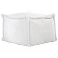 POUF Bouclé Naturfarben 70/70/40 cm  - Naturfarben, Design, Textil (70/70/40cm) - Carryhome