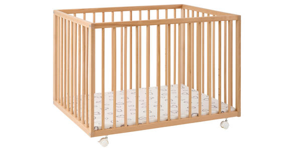 LAUFGITTER 100/75/68 cm - Naturfarben, Basics, Holz/Kunststoff (100/75/68cm) - My Baby Lou