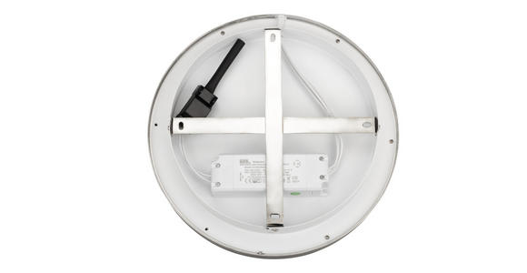 LED-DECKENLEUCHTE 30,5/5,5 cm - Alufarben, Basics, Metall (30,5/5,5cm) - Novel
