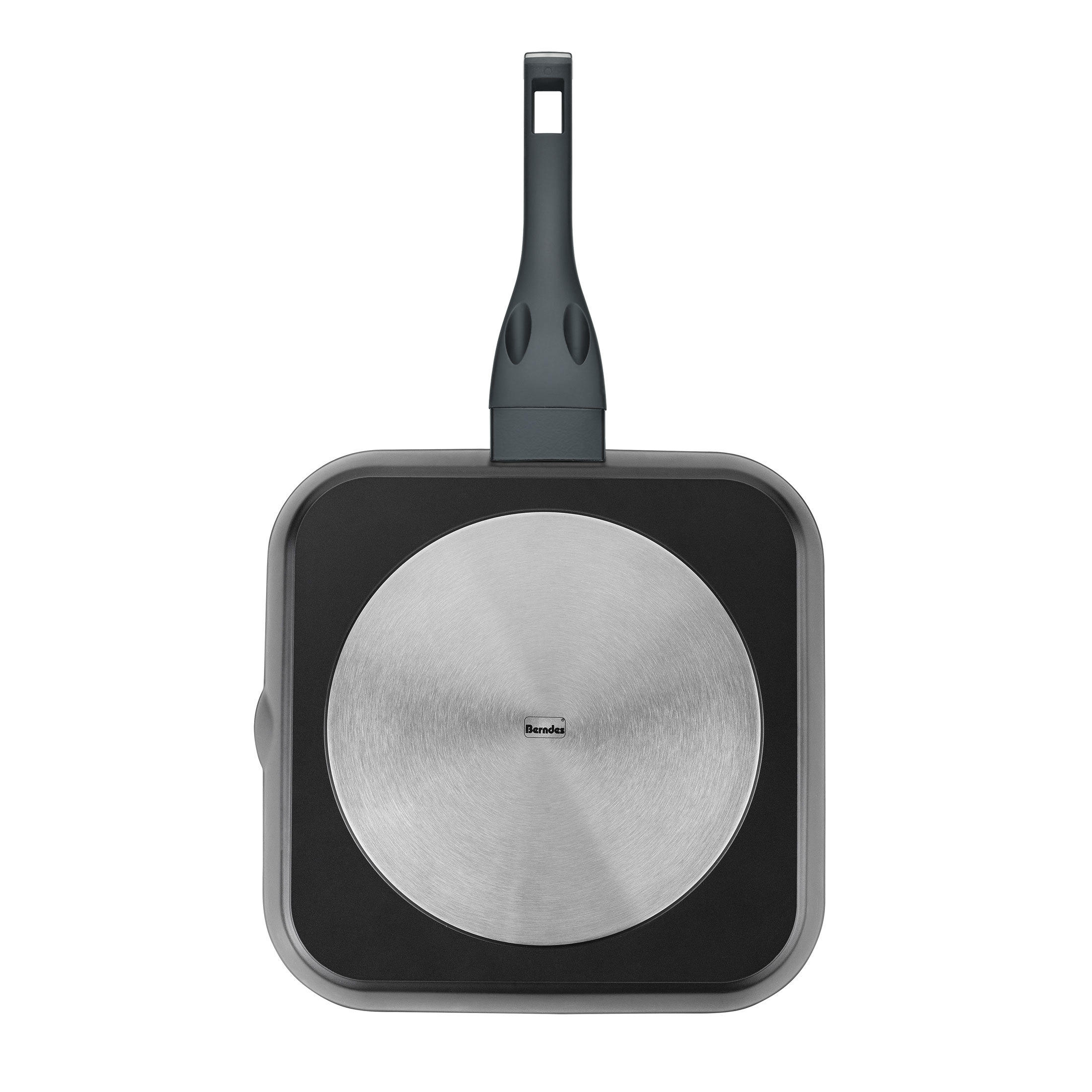 GRILLPFANNE ALLROUNDER-BALANCE  - Schwarz, Basics, Metall (28/28cm) - Berndes
