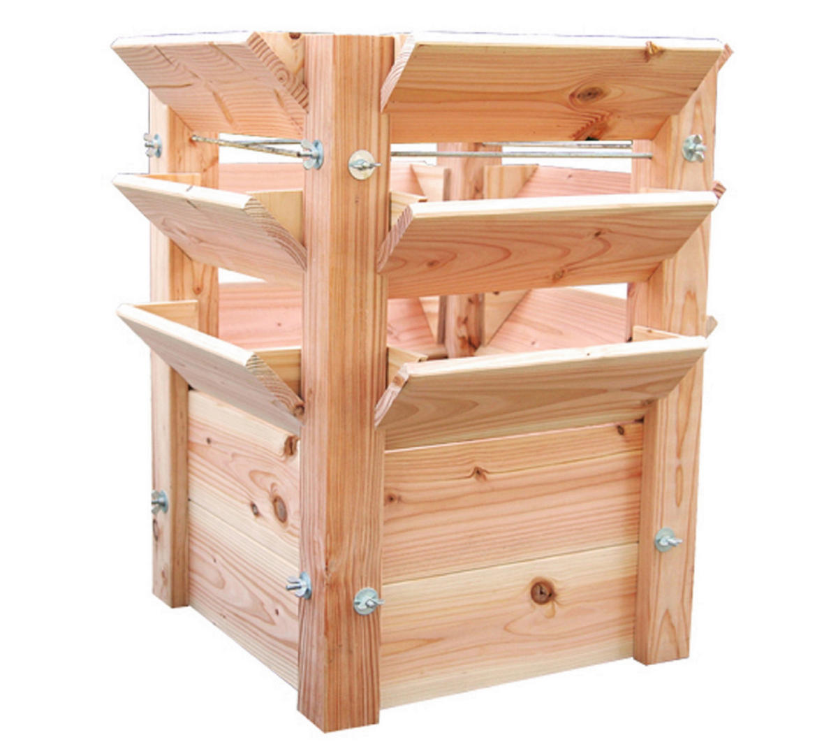 VYVÝŠENÝ ZÁHON   - farba smrekovca, Basics, drevo (65/73/65cm)